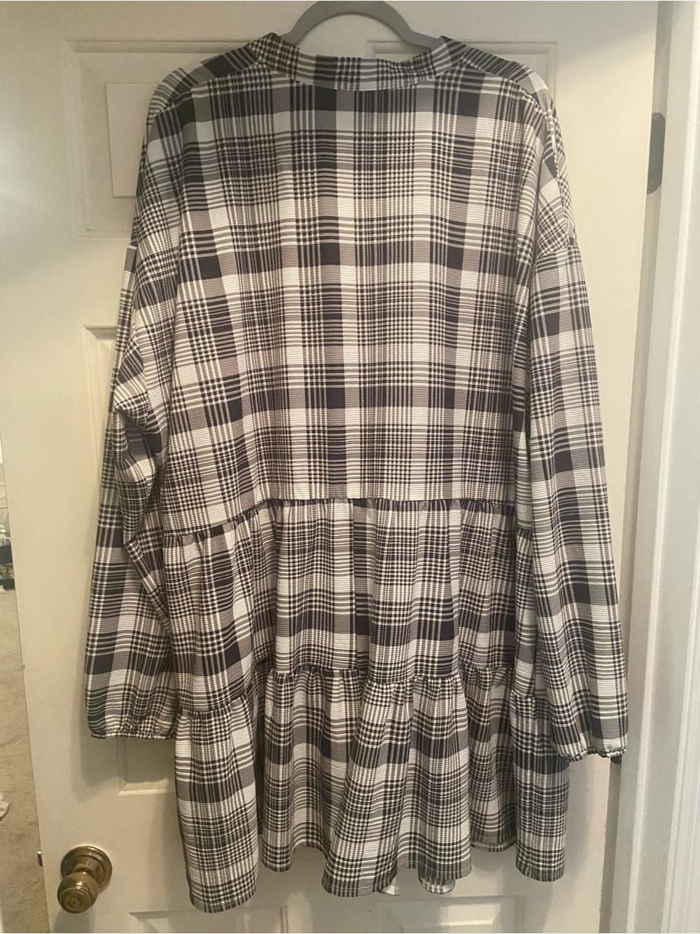 24 3X Romper Flowy Plaid Like Dress ASOS DESIGN - Picture 7 of 9